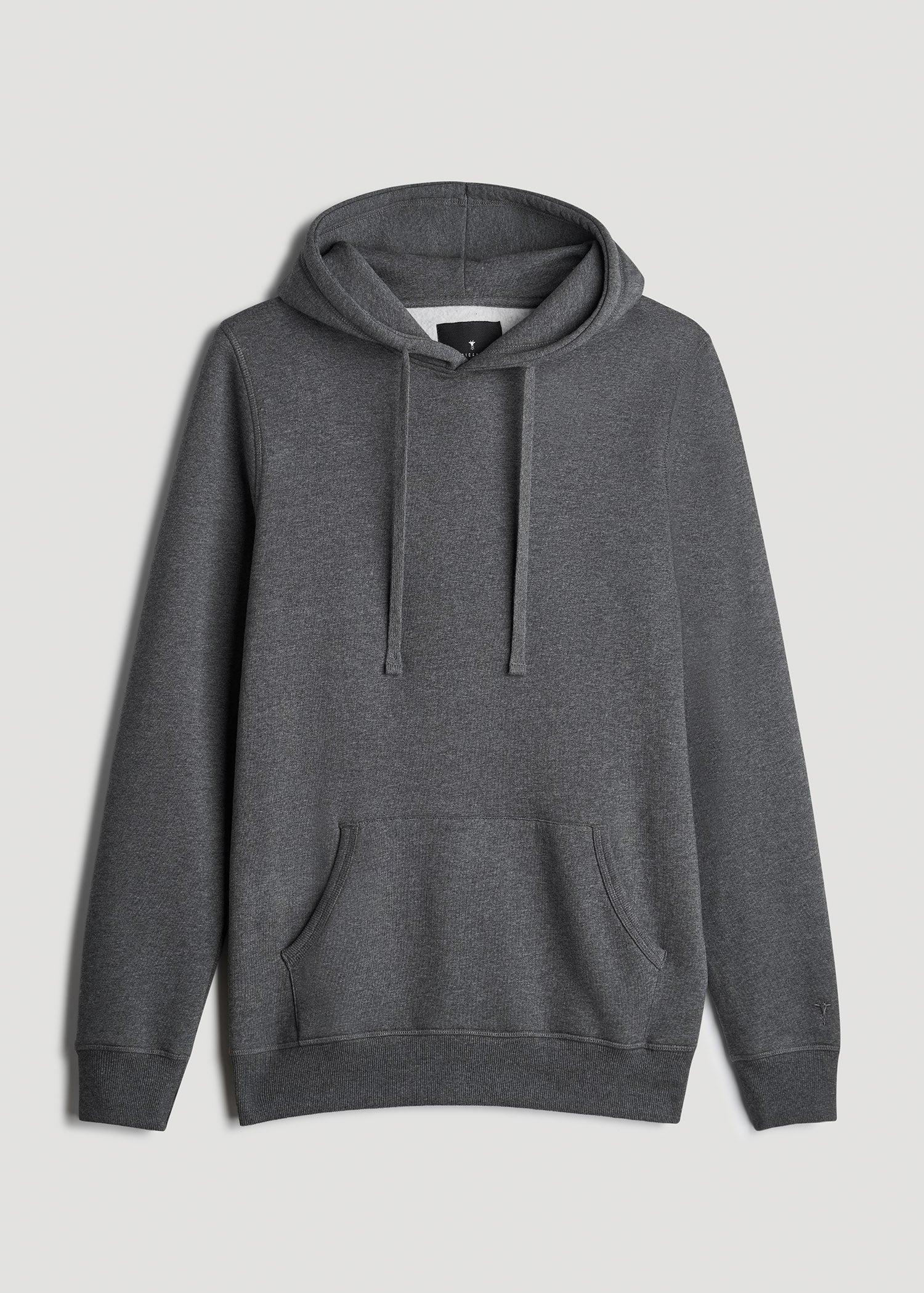 Wearever 2.0 Fleece Hoodie for Tall Men in Charcoal Mix Product Image