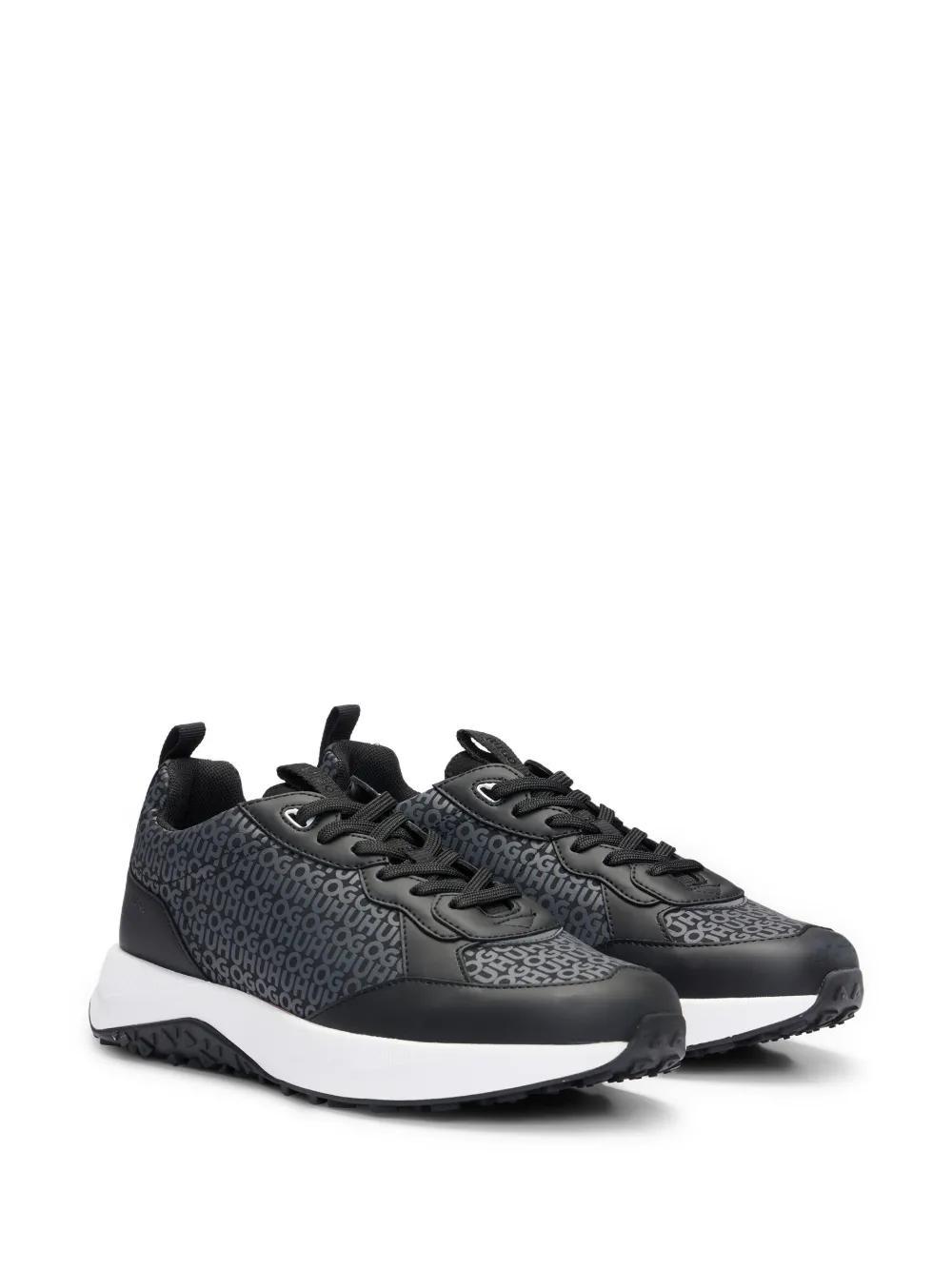 logo-print lace-up sneakers Product Image