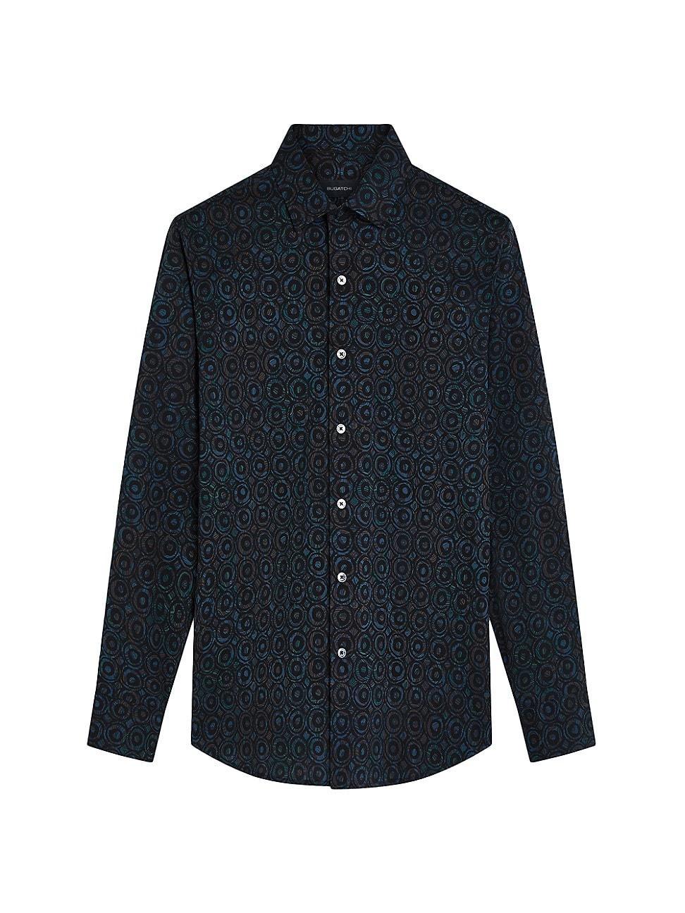 Mens Concentric Circle-Print Julian Shirt Product Image