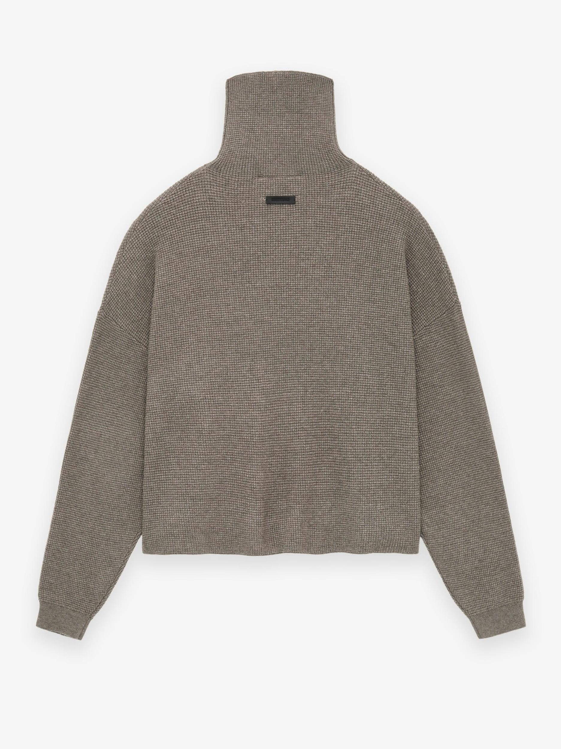 Women's Waffle Turtleneck Female Product Image