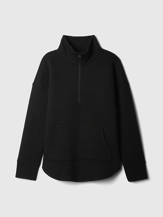 GapFit Quilted Jacquard Half-Zip Pullover Product Image