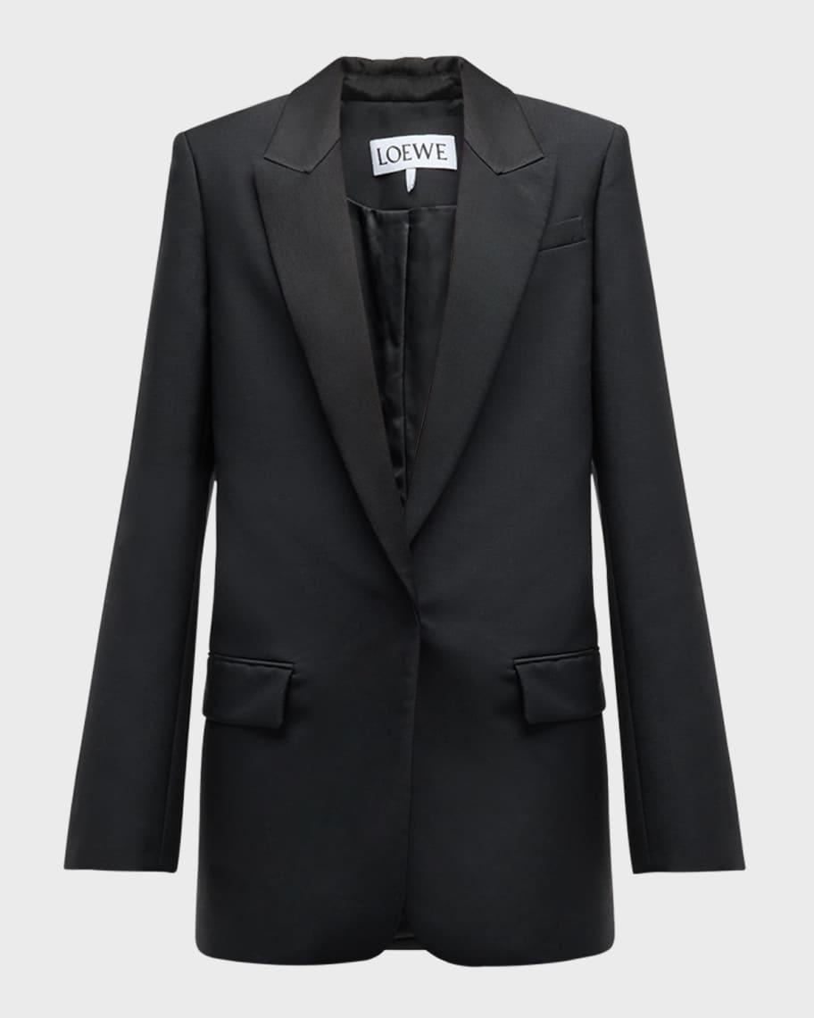 Tailored Single-Breasted Blazer Jacket Product Image