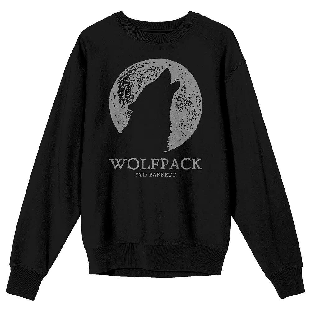 Men's Syd Barrett Wolf Silhouette Long Sleeve, Size: XL, Black Product Image