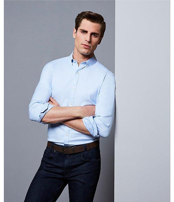 Murano Wardrobe Essentials Slim-Fit Solid Twill Long Product Image