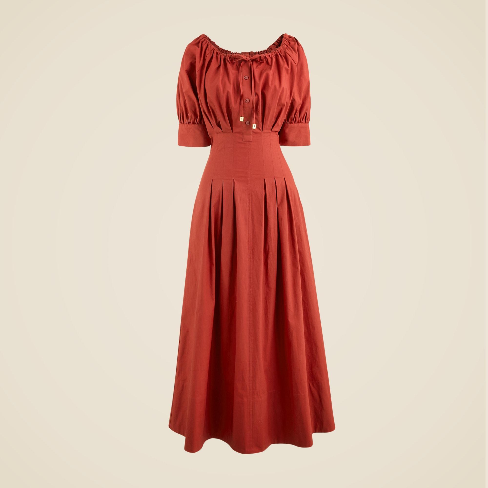 Petite cinched-waist shirtdress Product Image