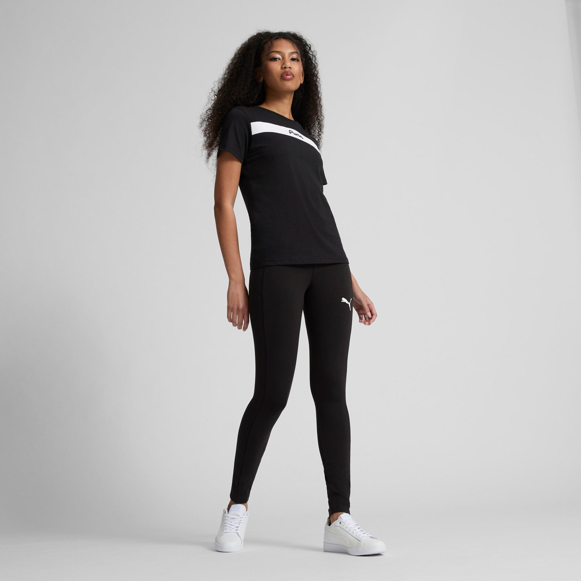 PUMA Upfront Line Logo Womens T-Shirt Product Image
