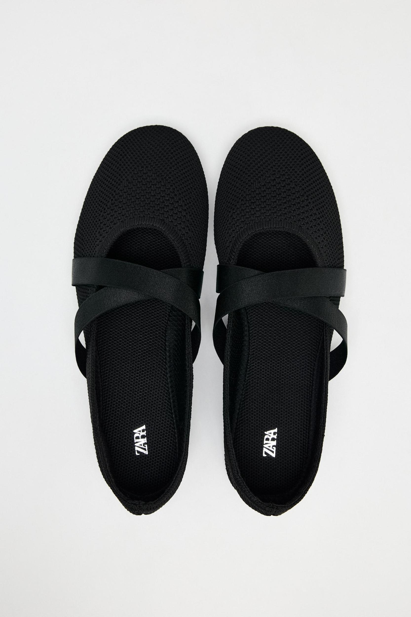CROSSOVER FABRIC BALLET FLATS Product Image