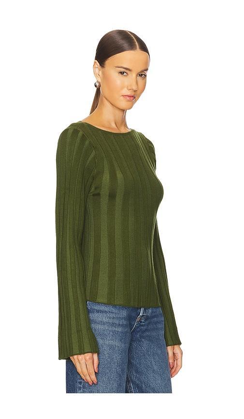 HOUSE OF HARLOW 1960 Seraphine Sweater In Dark Olive Product Image