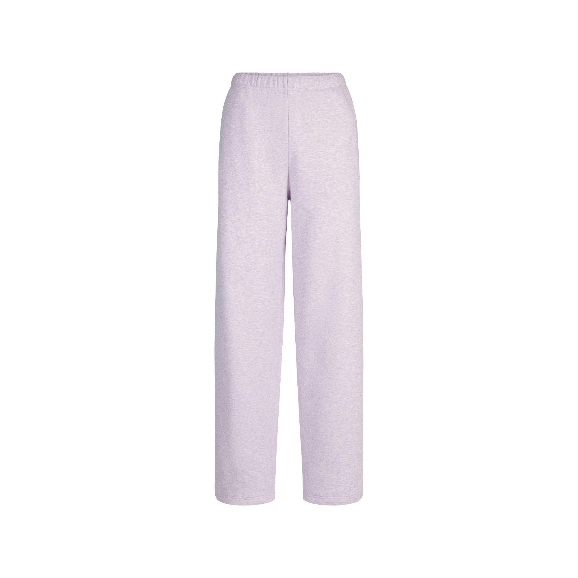 COTTON FLEECE POLO SWEATSHIRT | PURPLE HEATHER Product Image