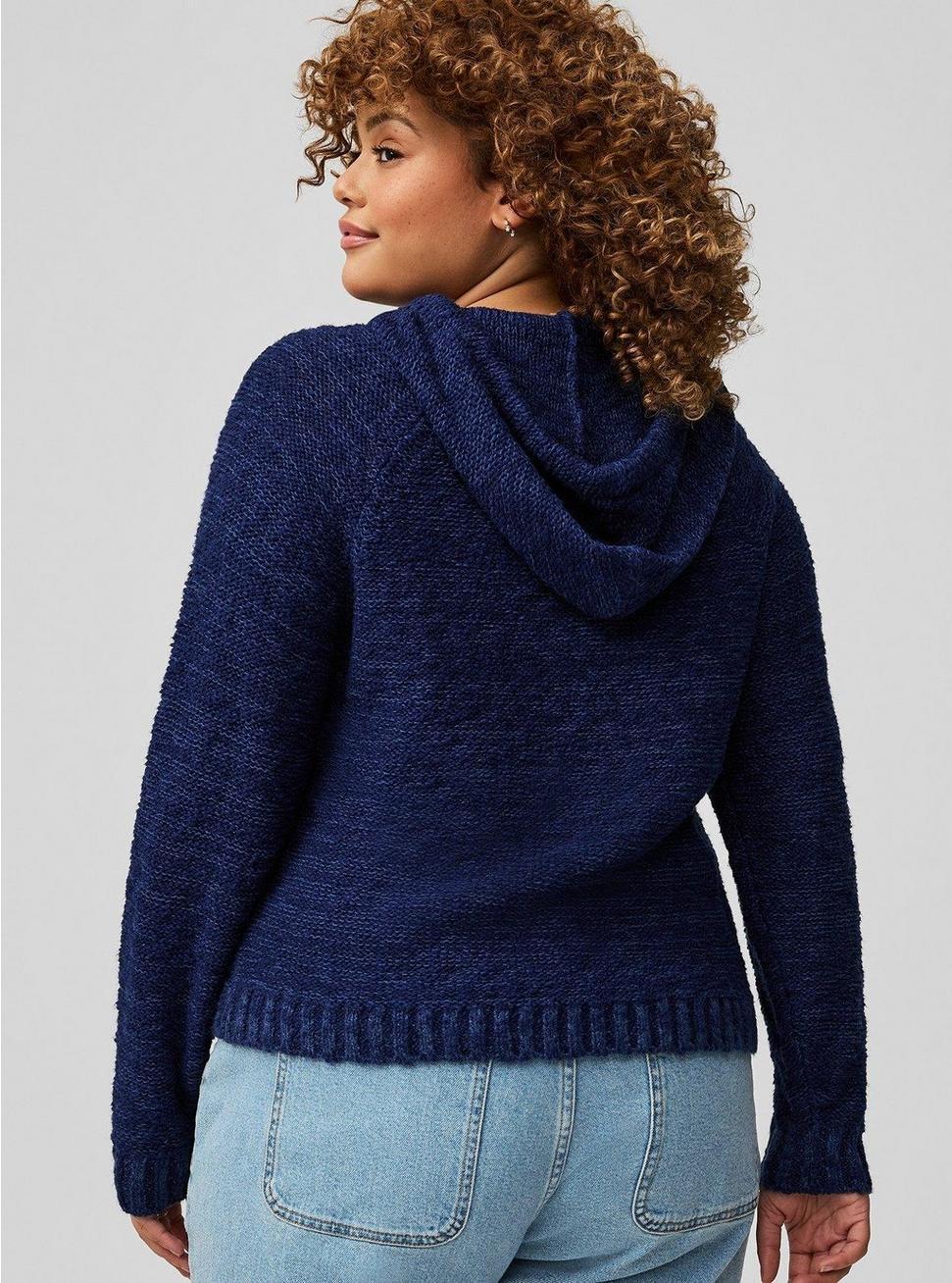 Textured Sweater Hoodie Product Image