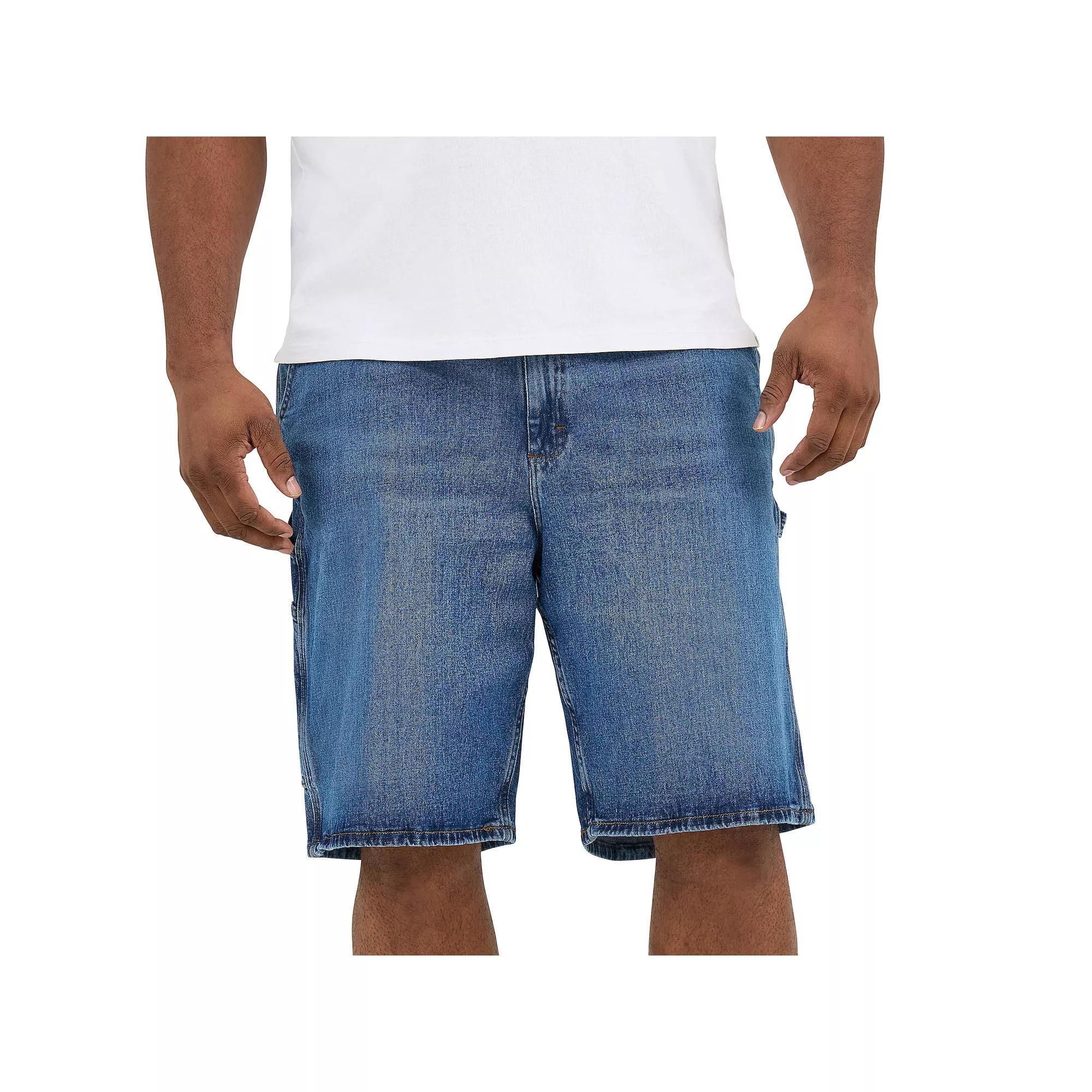 Big & Tall Lee® Legendary Workwear Carpenter Shorts, Men's, Size: 48, Mid Dark Blue Product Image
