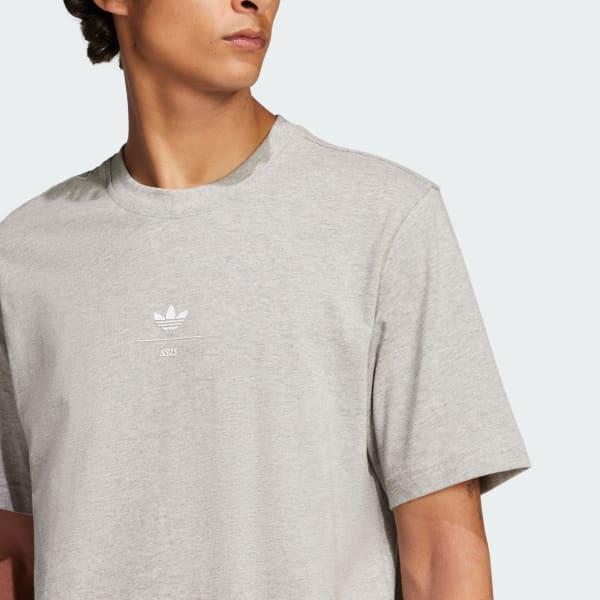 adidas Trefoil Series Tee Mgh Solid Grey XS Mens Product Image
