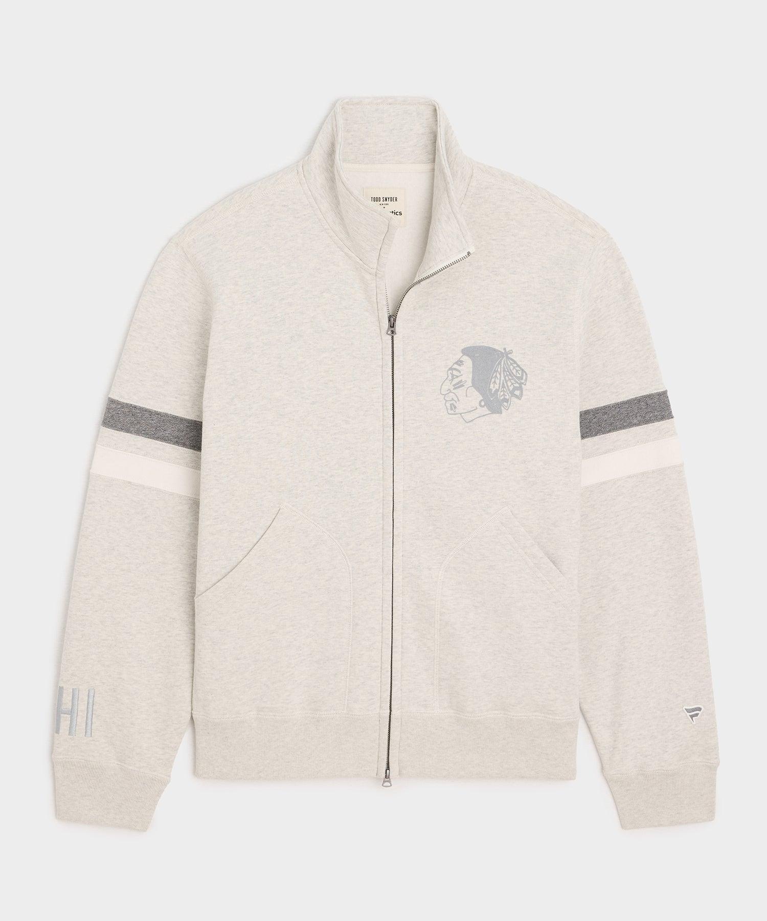 Todd Snyder by Fanatics for NHL Chicago Blackhawks Full-Zip Fleece Sweatshirt Product Image