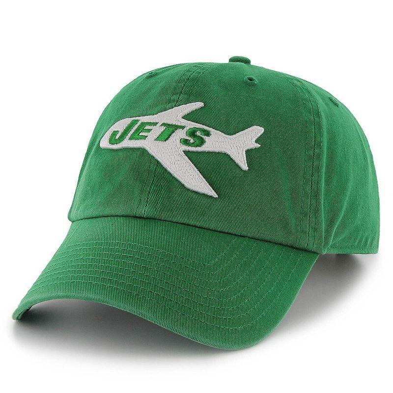 Men's '47 Kelly Green New York Jets Clean Up Legacy Adjustable Hat Product Image