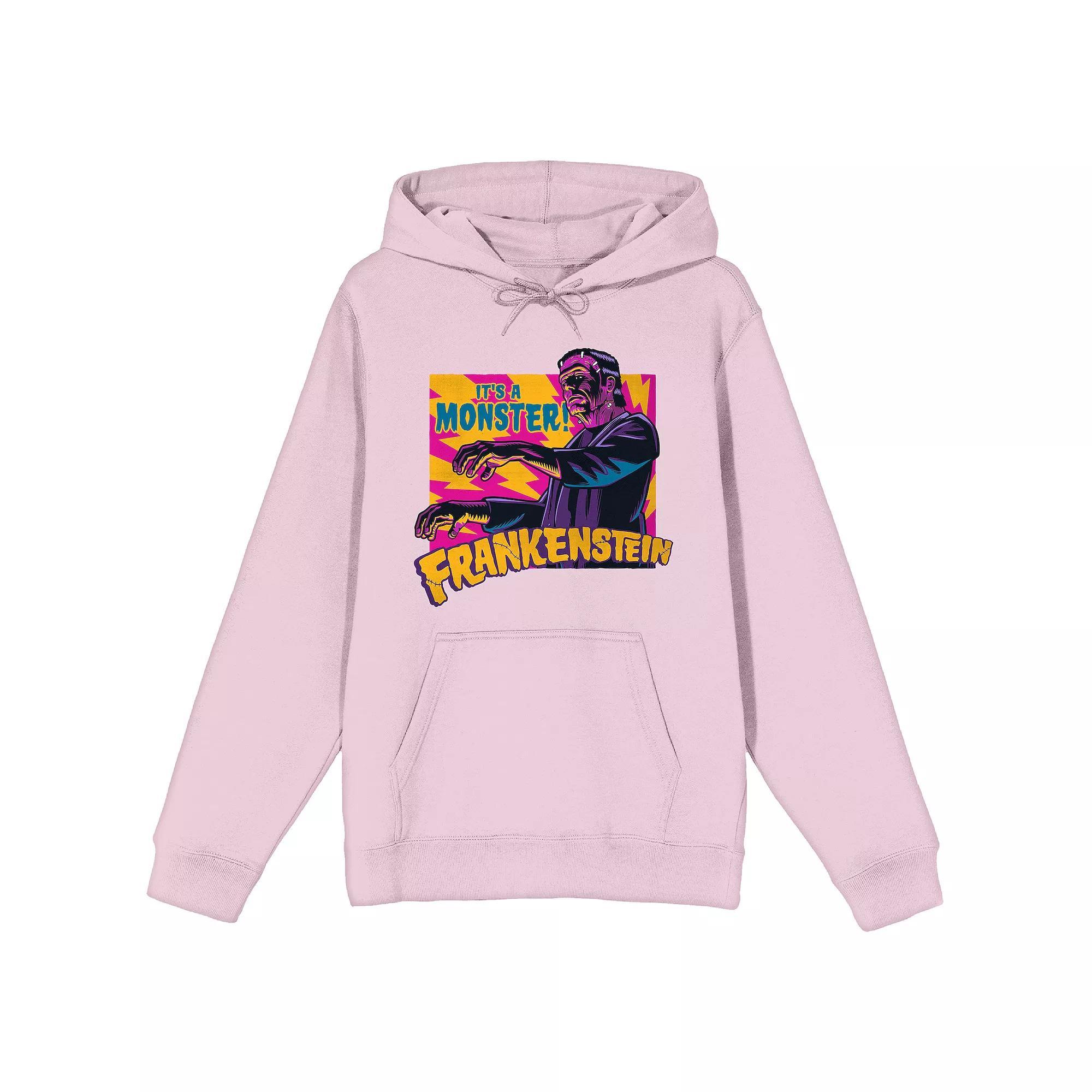 Men's Universal Monsters Graphic Hoodie, Size: Large, Pink Product Image