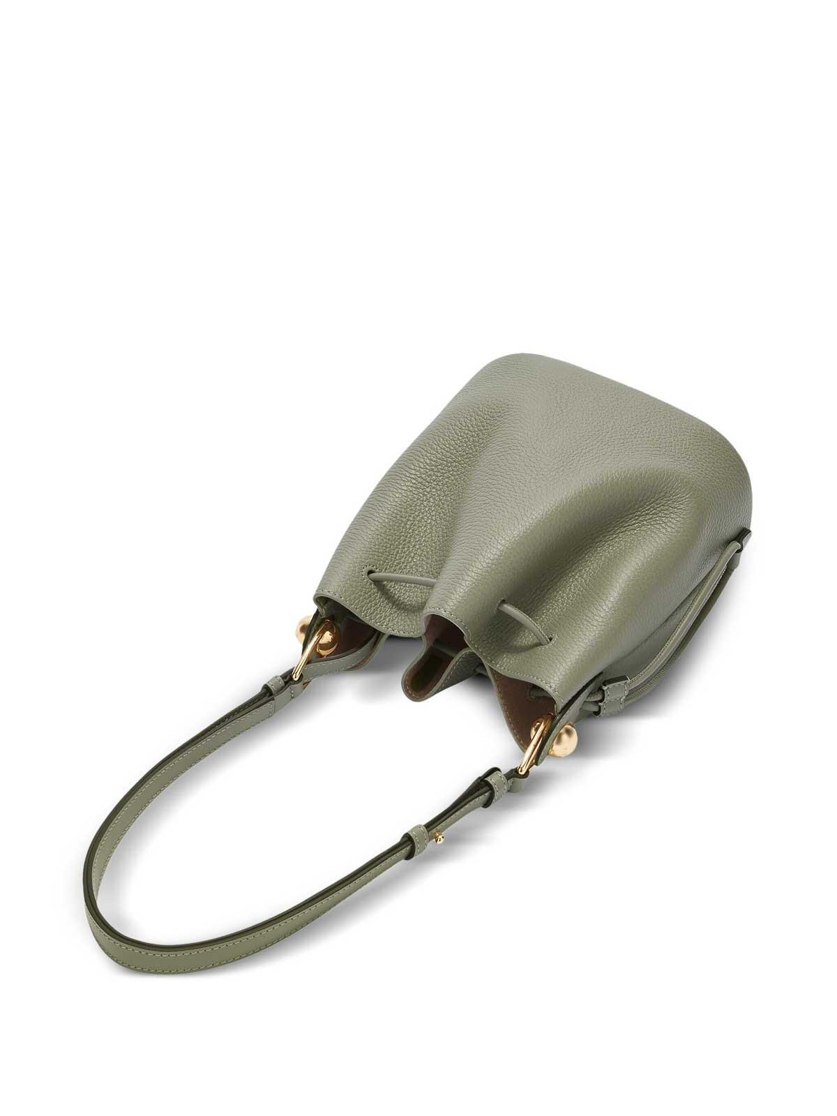 FURLA Sfera Mini Bucket Bag In Green Product Image