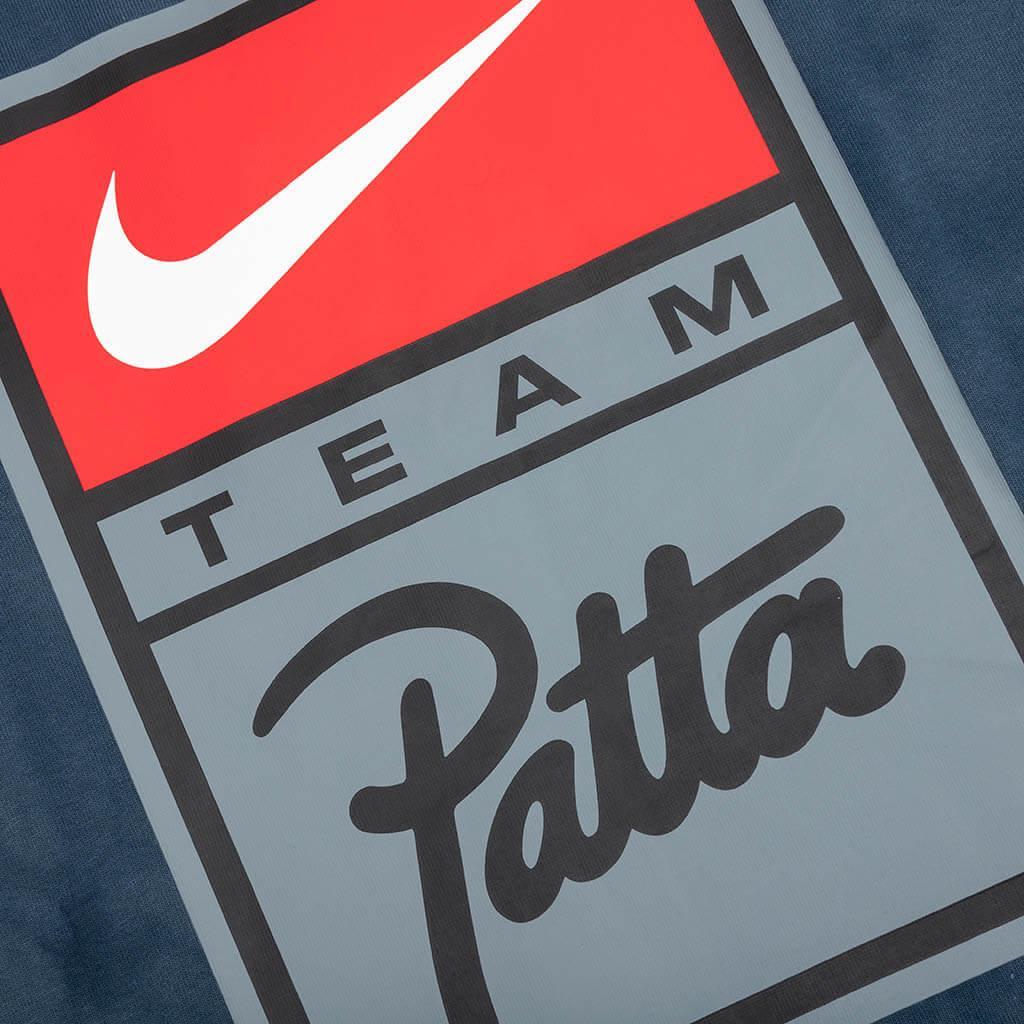 Nike x Patta T-Shirt - Squadron Blue/Deep Ocean/Dark Obsidian Male Product Image