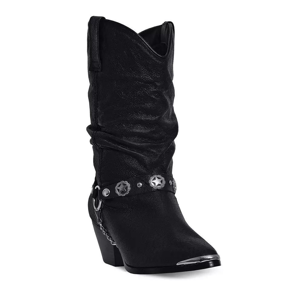 Dingo Madison Women's Western Boots, Size: 8.5 Medium, Black Product Image