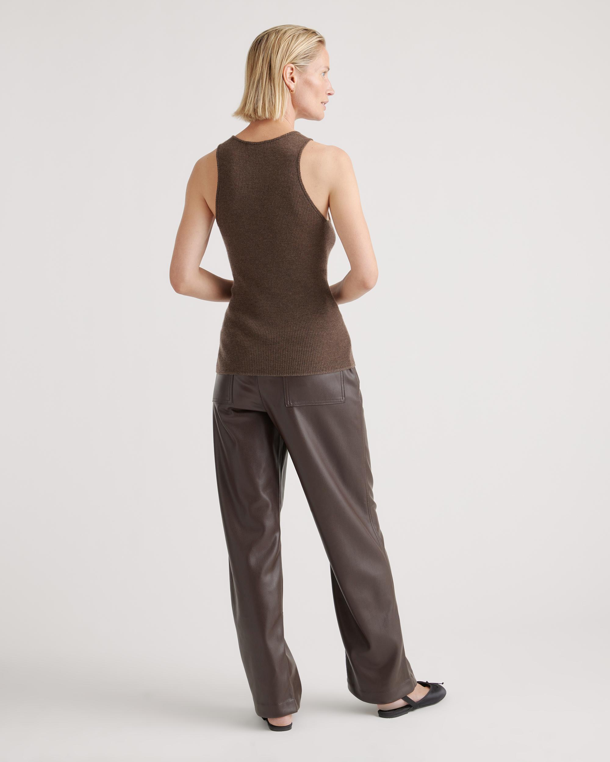 Quince | Women's Featherweight Cashmere Ribbed Tank Top Product Image