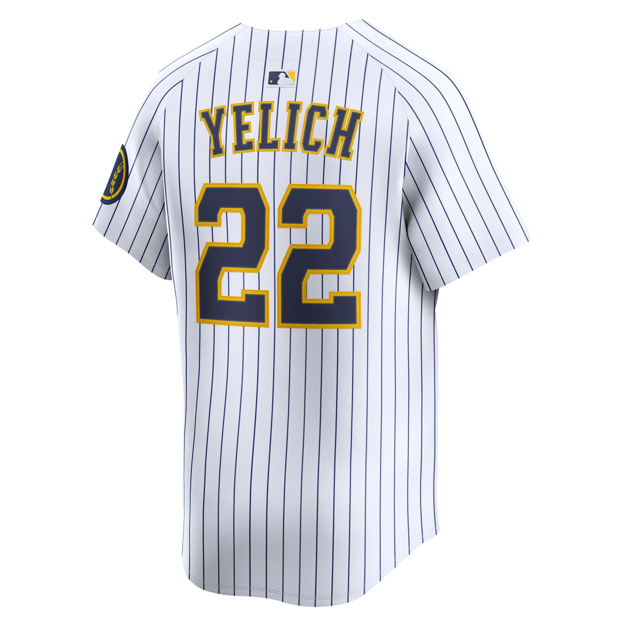 Christian Yelich Milwaukee Brewers Nike Men's Dri-FIT ADV MLB Limited Jersey Product Image