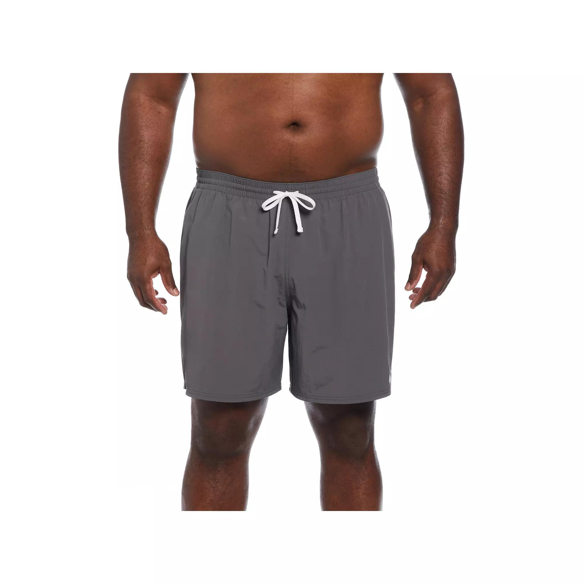 Big & Tall Nike Solid Icon 7-in. Volley Swim Trunks, Mens Product Image