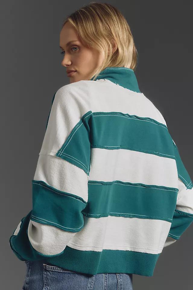 The Kamrie Pieced Popover Top by Pilcro Product Image
