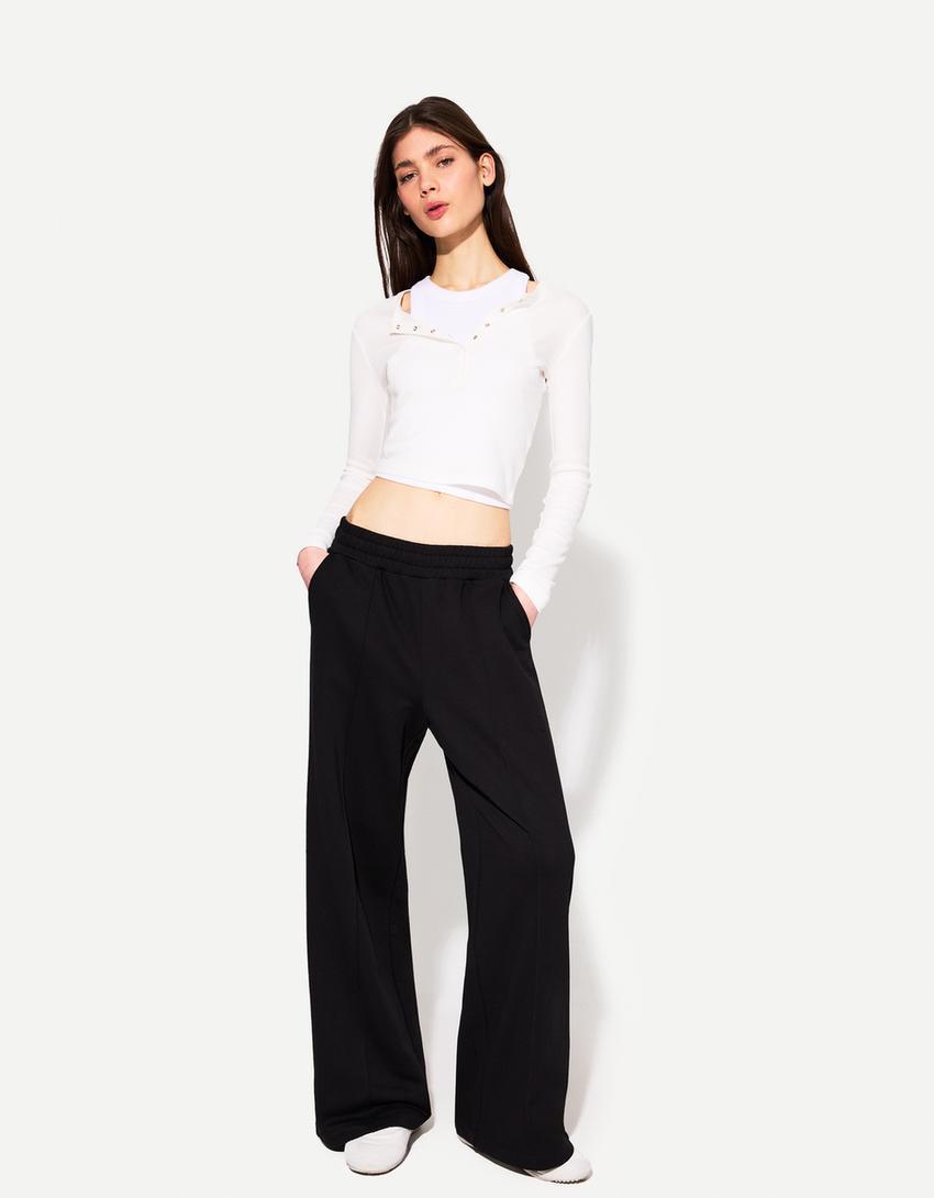 Wide leg sweatpants Product Image