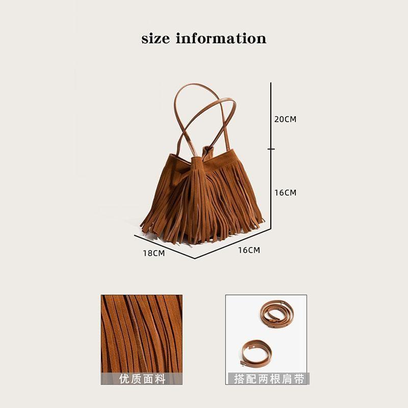 Tasseled Bucket Bag Product Image