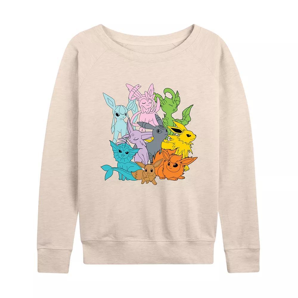 Womens Pokemon Eevolutions French Terry Long Sleeve Tee Product Image