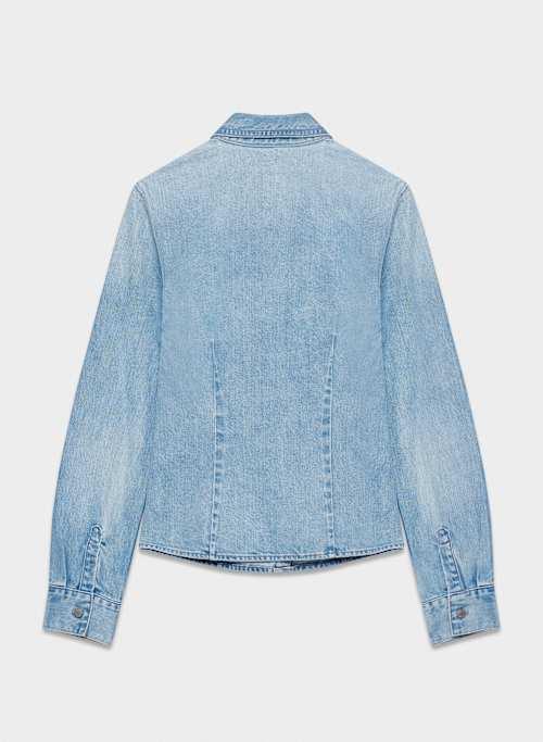 the 90s sculpt denim shirt Product Image
