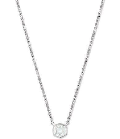 Kendra Scott Davie Pave 14K Gold Short Pendant Necklace Product Image