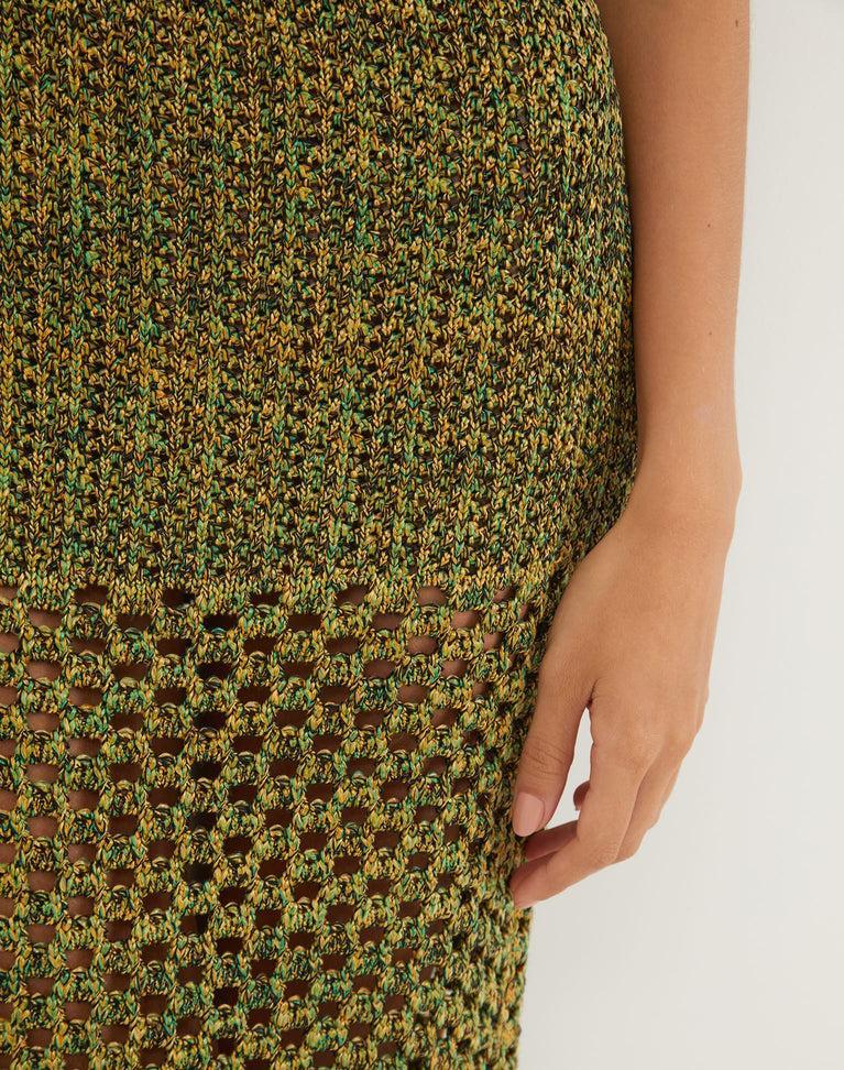 Knit Aria Blouse - Green Product Image