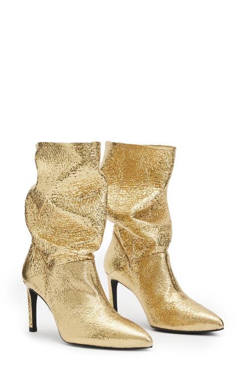 AllSaints Orlana Shimmer Boots Silver) Women's Boots Product Image