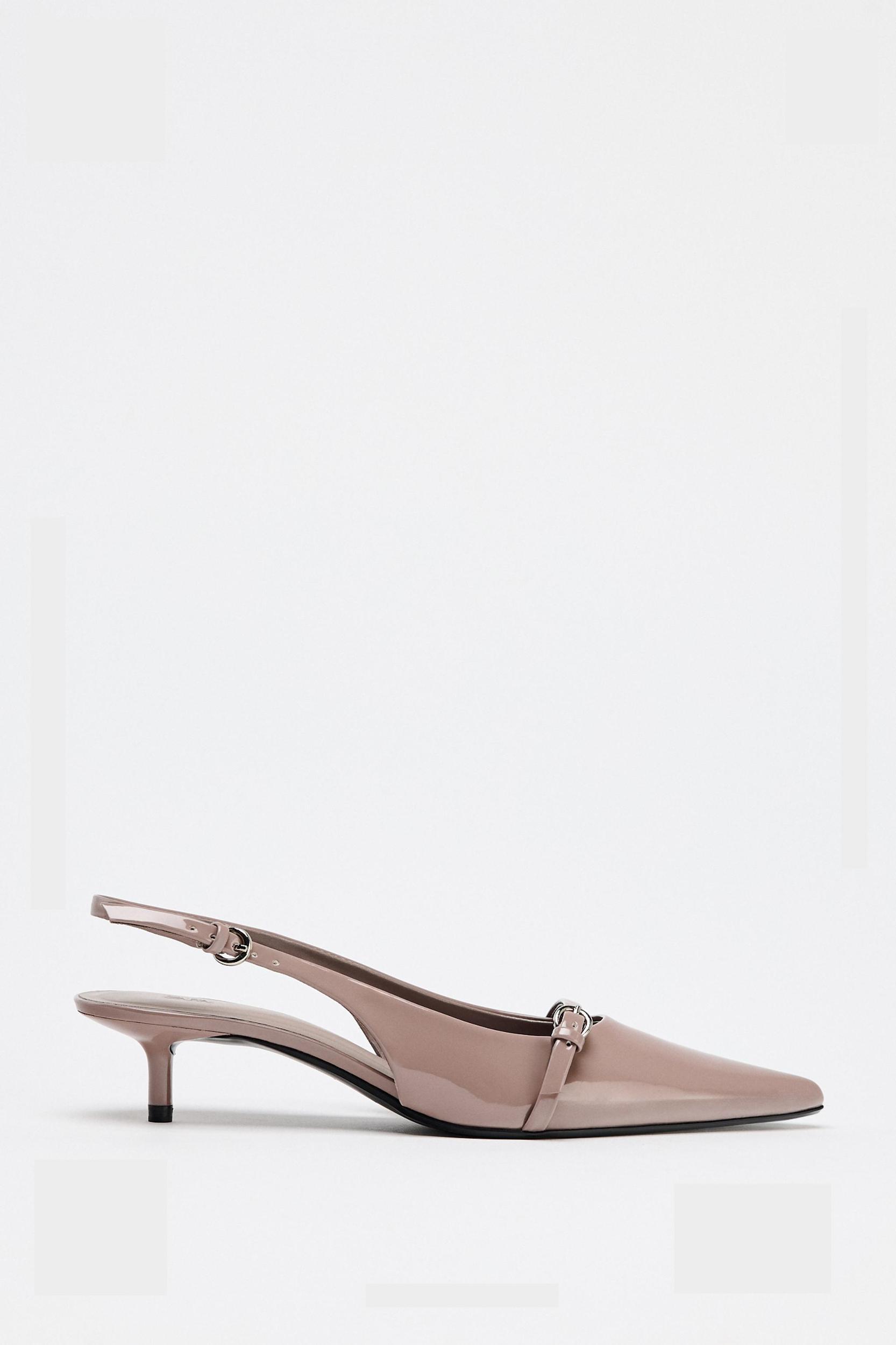 BUCKLED SLINGBACK SHOES Product Image