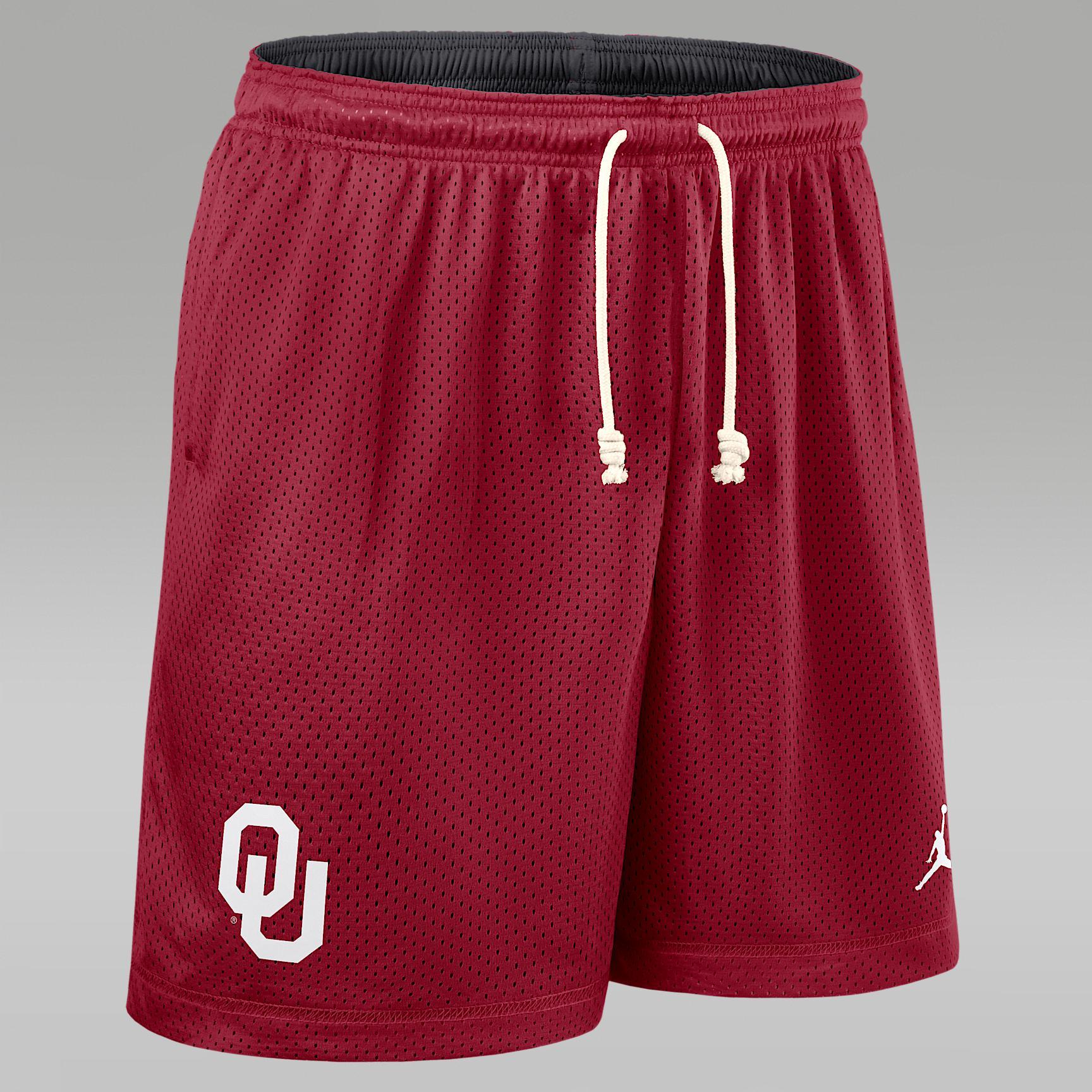 Men's Oklahoma Sideline Reversible Menâs Jordan Brand Dri-FIT College Shorts Product Image