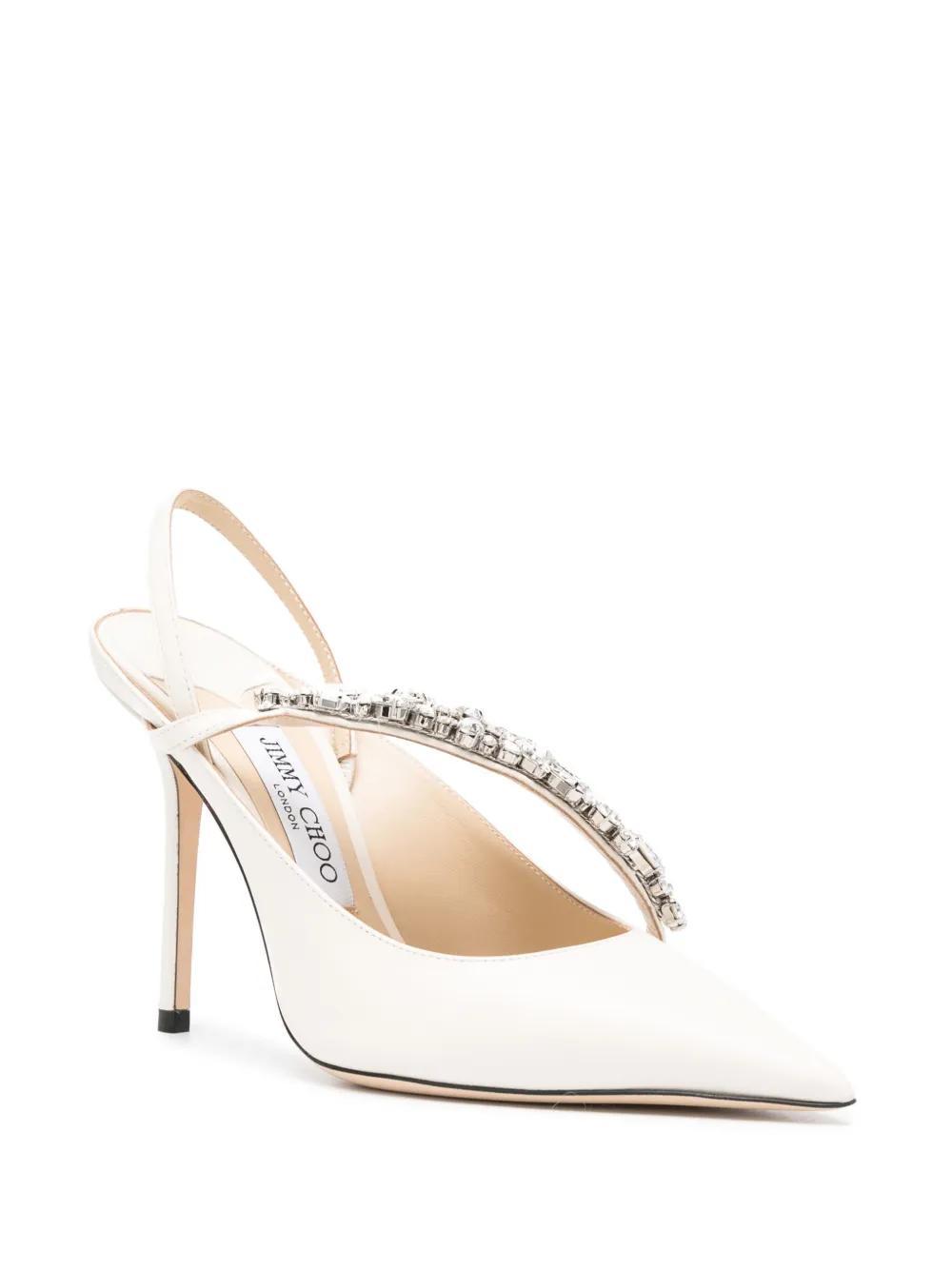 Flos 100mm leather pumps Product Image