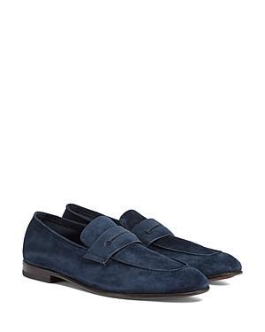 Mens Aurelio Nubuck Twisted Bit Loafers Product Image
