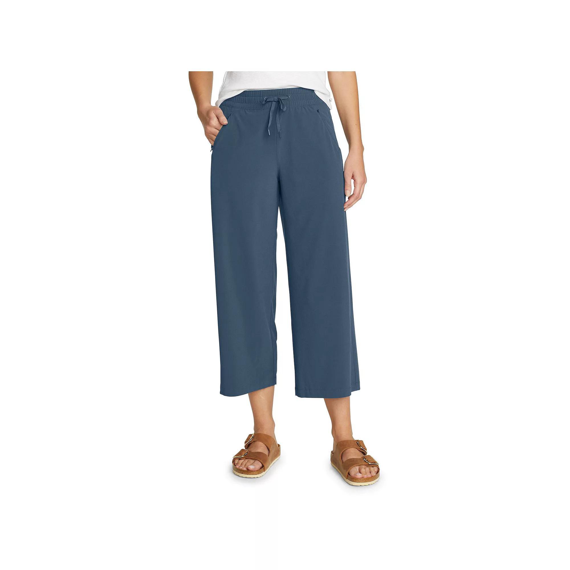 Petite Eddie Bauer Departure Wide Leg Pants, Women's, Size: Medium, Dusk Product Image