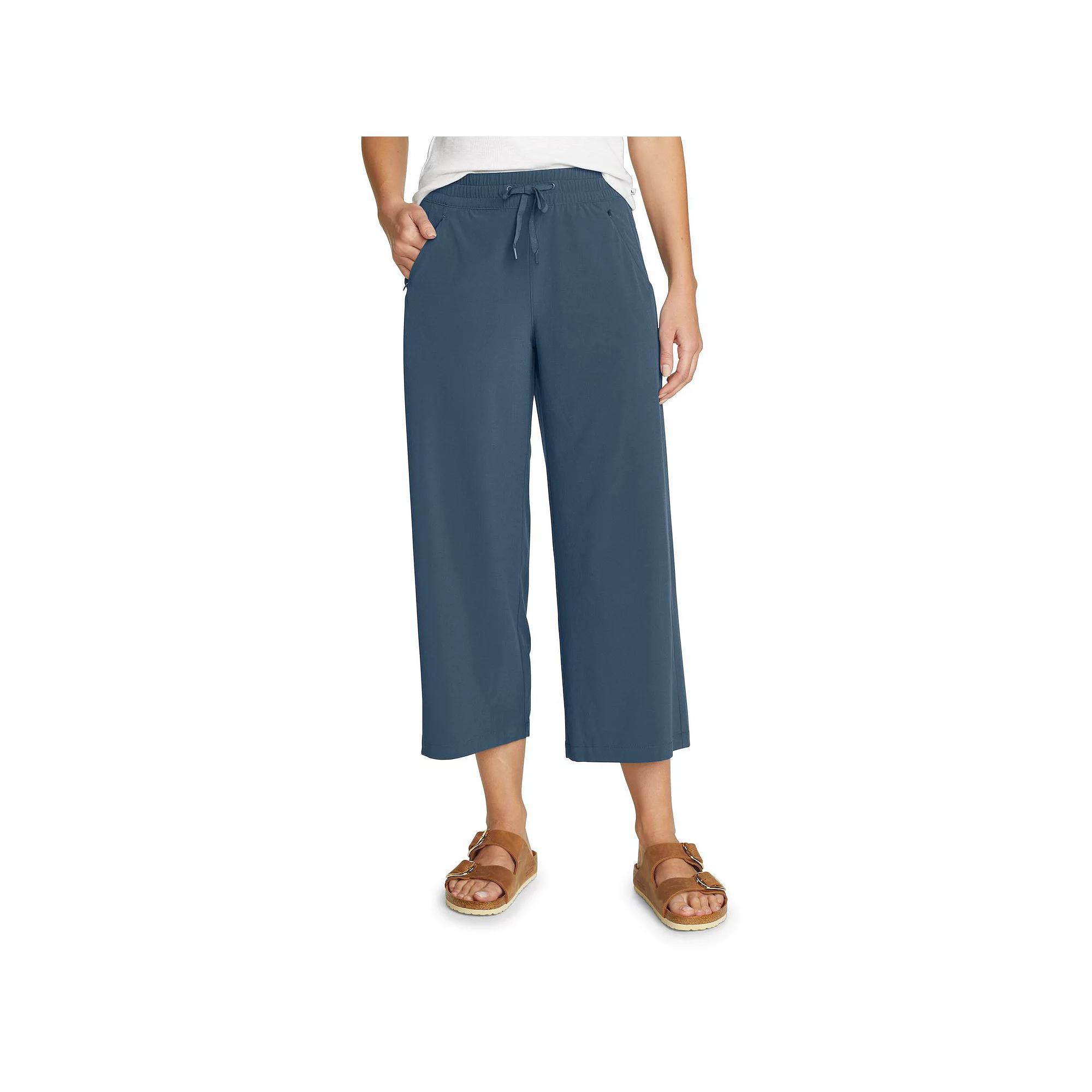 Petite Eddie Bauer Departure Wide Leg Pants, Women's, Size: Medium, Dusk Product Image