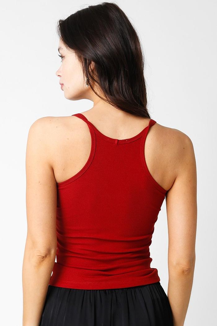 Spaghetti Strap Sleeveless Top Product Image