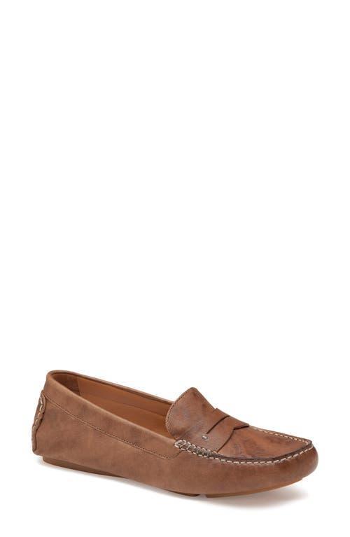 Johnston  Murphy Maggie Leather Driving Penny Loafers Product Image