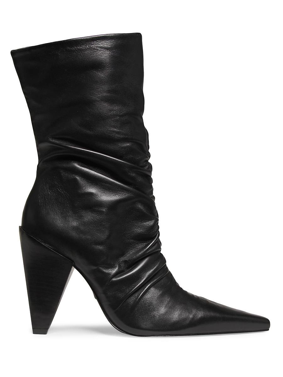 Womens Lynn 110MM Leather Ankle Boots Product Image
