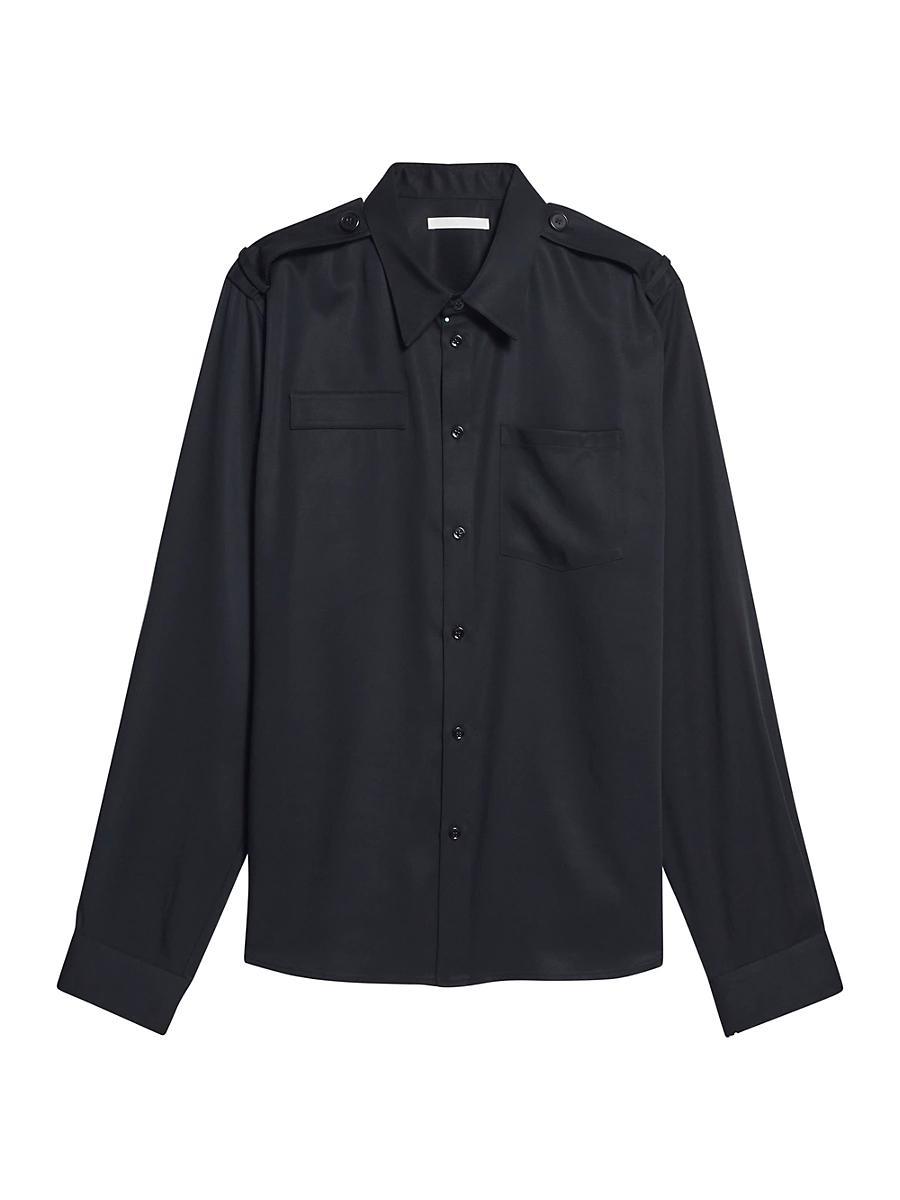 Mens Epaulet Sport Shirt Product Image