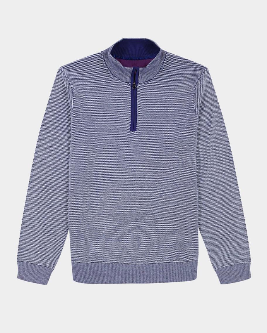 Mens Shane Quarter-Zip Sweater Product Image