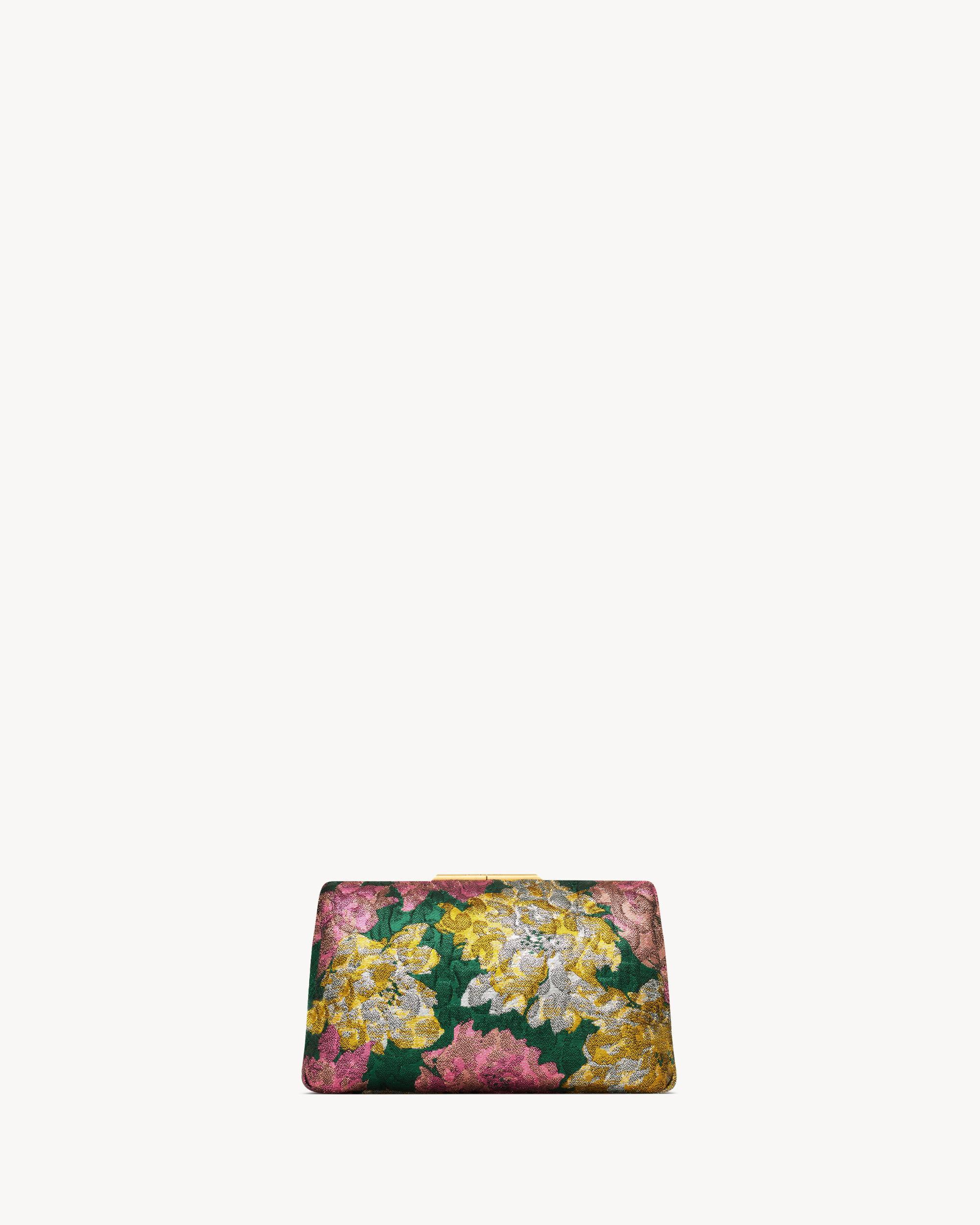 LETTER chain card case in lizard Product Image