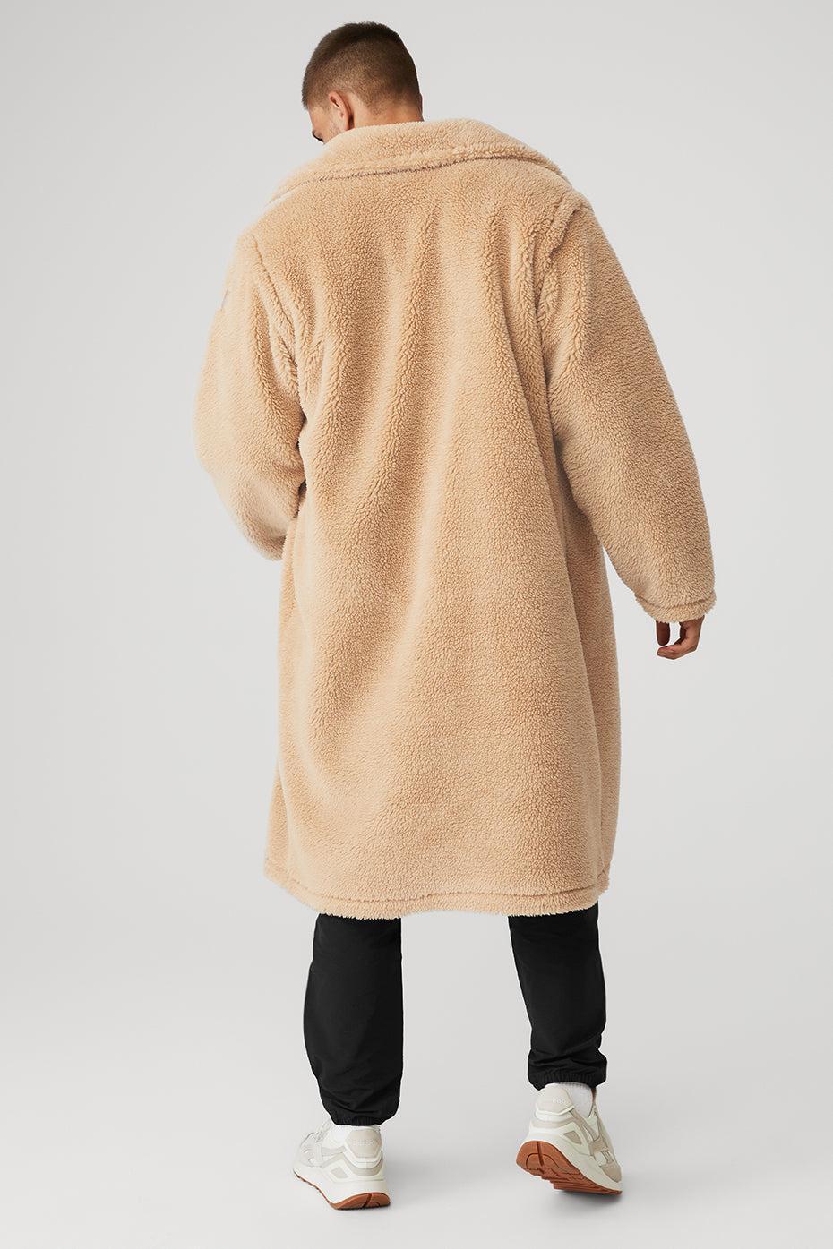 Oversized Sherpa Trench - Camel Product Image
