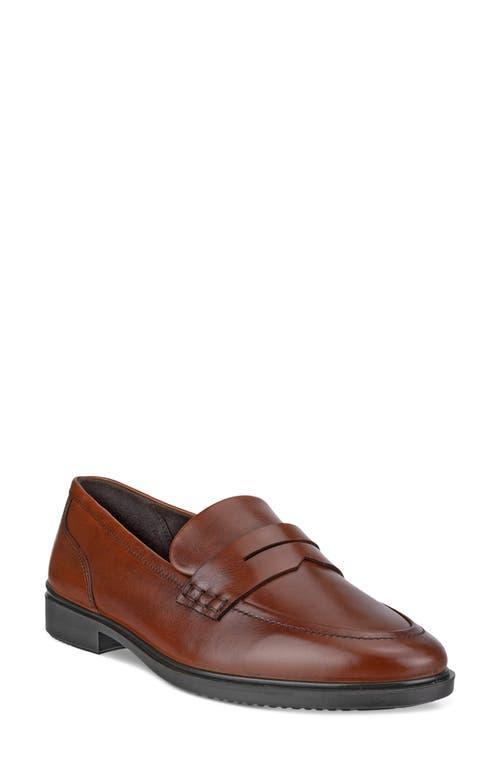 ECCO Womens Classic15 Leather Penny Loafers Product Image
