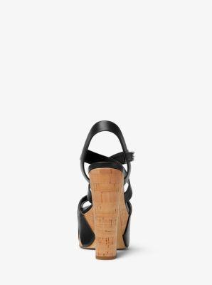 Suki Leather Platform Sandal Product Image