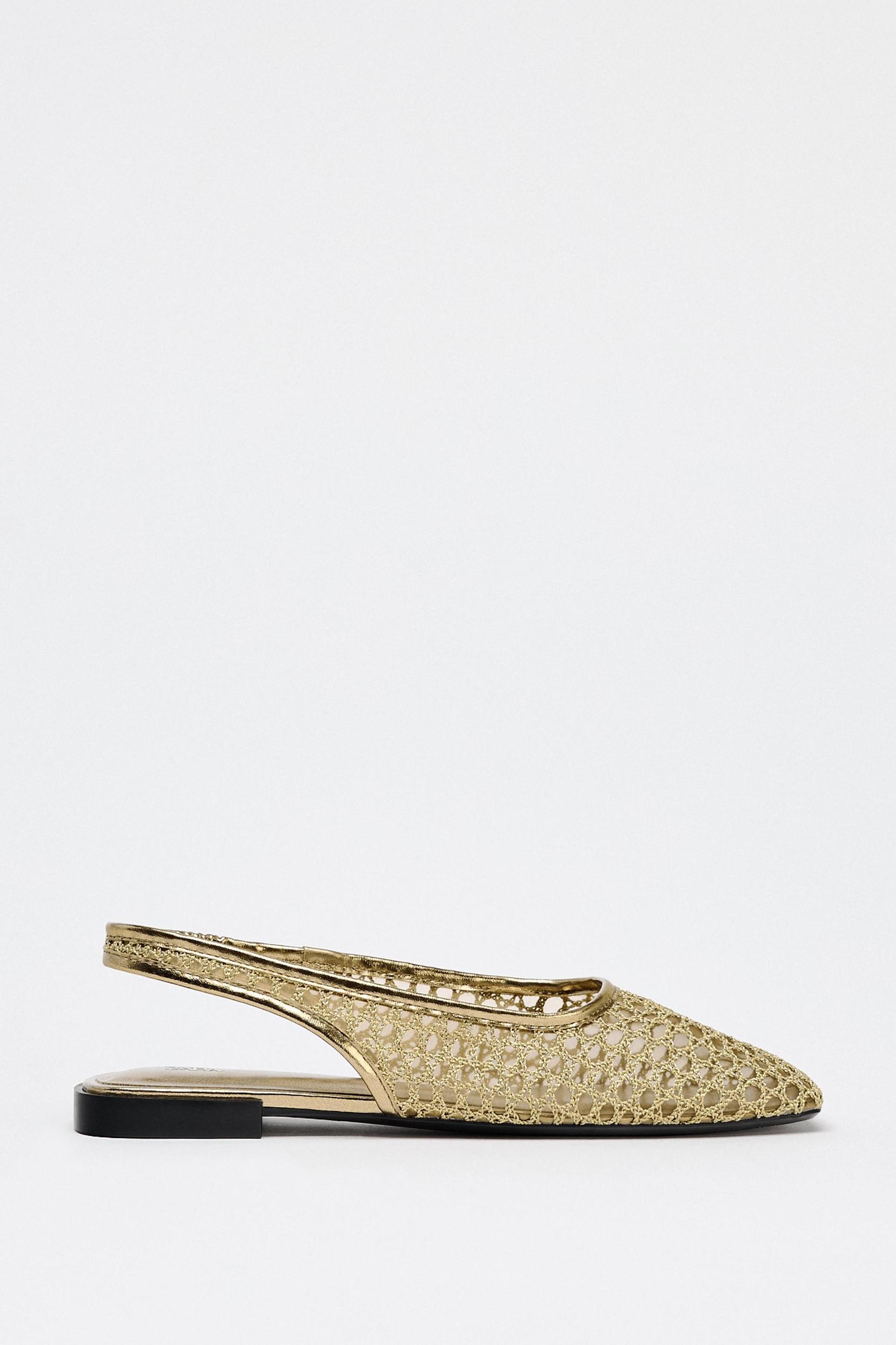 WOVEN SLINGBACK FLATS Product Image