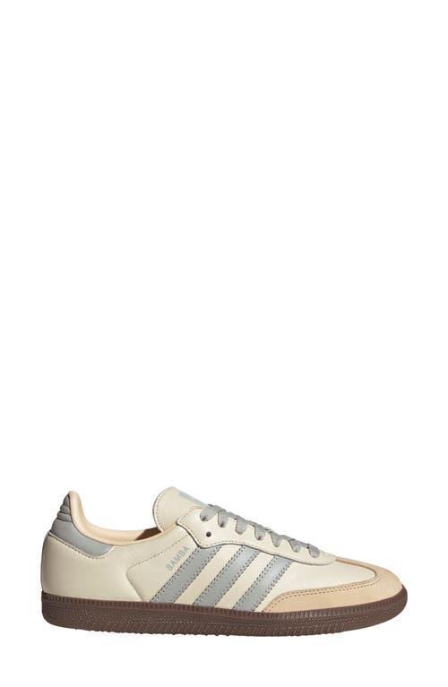 adidas Samba OG Sneaker in Cream White/silver/Sand at Nordstrom, Size 10.5 Women's Product Image